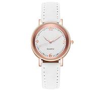 Classic Quartz Watches for Women, Multicolor Strap Luminous Needle Ladies Watches, Unisex Easy Read Watch with Big Numbers, Analogue Display and Stainless Steel Wrist Watch, Gifts for Women Girls