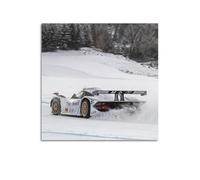 Classic Racing Car Poster 911 GT1 Super Sports Car Decorative Painting Canvas Modern Art Picture 24x24inch(60x60cm)