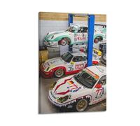 Classic Racing Car Poster 964 930 993 911 Turbo Sports Cars Decorative Painting Canvas Modern Art Picture 12x18inch(30x45cm)