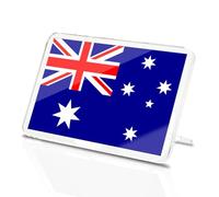 Classic Rectangle Magnet with Stand - Australian Flag Australia Sydney Perth - Fridge Locker Office Whiteboard Toolbox #56531