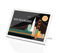 Classic Rectangle Magnet with Stand - Cool San Francisco USA Travel American - Fridge Locker Office Whiteboard Toolbox #58485