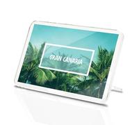 Classic Rectangle Magnet with Stand - Gran Canaria Tropical Beach - Fridge Locker Office Whiteboard Toolbox #60980