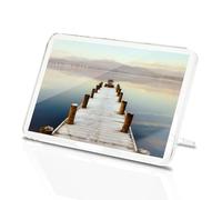 Classic Rectangle Magnet with Stand - Jetty Windermere English Lake District Cumbria - Fridge Locker Office Whiteboard Toolbox #52997