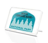 Classic Rectangle Magnet with Stand - North York Moors National Park - Fridge Locker Office Whiteboard Toolbox #60674