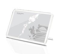 Classic Rectangle Magnet with Stand - Outer Hebrides District - Fridge Locker Office Whiteboard Toolbox #55581