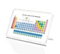 Classic Rectangle Magnet with Stand - Periodic Table of Elemets Science Chemistry - Fridge Locker Office Whiteboard Toolbox #170306