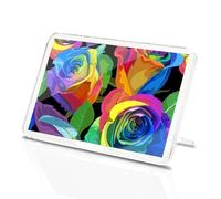 Classic Rectangle Magnet with Stand - Rainbow Rose Flower Pattern Roses - Fridge Locker Office Whiteboard Toolbox #53348