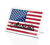 Classic Rectangle Magnet with Stand - Sweet Home Alabama Flag America - Fridge Locker Office Whiteboard Toolbox #61093