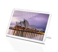 Classic Rectangle Magnet with Stand - Sydney Opera House Sunset Australia - Fridge Locker Office Whiteboard Toolbox #63301