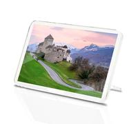 Classic Rectangle Magnet with Stand - Vaduz Castle Liechtenstein Alps Mountains - Fridge Locker Office Whiteboard Toolbox #53514