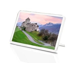 Classic Rectangle Magnet with Stand - Vaduz Castle Liechtenstein Alps Mountains - Fridge Locker Office Whiteboard Toolbox #53514
