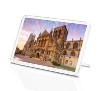 Classic Rectangle Magnet with Stand - York Minster Church England UK - Fridge Locker Office Whiteboard Toolbox #52554