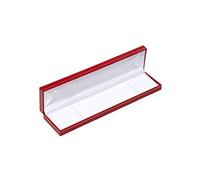 Classic Red Leatherette Bracelet Box, Watch Box, Jewellery Box for Birthdays, Proposals, Gifts, Jewellery Display Box