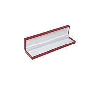 Classic Red Leatherette Chain, Bracelet Box, Watch Box, Jewellery Box for Birthdays, Proposals, Gifts, Jewellery Display Box