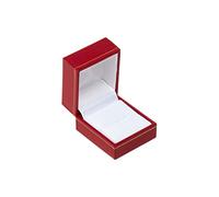 Classic Red Leatherette Ring Box Birthday, Proposal, Engagement, Gift Box, Jewellery Display Box