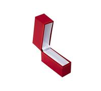 Classic Red Leatherette Slim Bangle Box, Watch Box, Jewellery Box for Birthdays, Proposals, Gifts, Jewellery Display Box