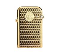 Classic Retro Copper Kerosene Lighter, Soft-Flame, Automatic Ignition, Refillable, Safety Lock, Engraved, Gift Box, Men’s Present, Collectible, Thorens Gen3-Single Claw Diamond Grid