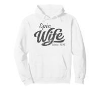 Classic Retro Epic Wife Since 1996 30th Wedding Anniversary Pullover Hoodie