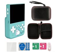 Classic Retro Handheld Game Console with 3.5 Inch IPS Screen, 18000+ Games Library, 4000mAh Battery, Detachable Joystick, Compact Design for Kids and Adults(Blue)