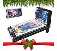 Classic Retro Pinball Machine Game, Mini Electronic Arcade Toy with Scorekeeper, Fun Tabletop Puzzle Pinball Game for All Ages, Christmas Party Gift