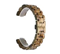 Classic Retro Wooden Bracelet Strap 20mm 22mm Fashion Quick-release Replacement Wristband Accessories(Light brown,22mm)