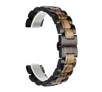 Classic Retro Wooden Bracelet Strap 20mm 22mm Fashion Quick-release Replacement Wristband Accessories(Brown,20mm)