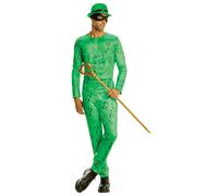 Rubie's Men's The Riddler Batman Villain Fancy Dress Costume