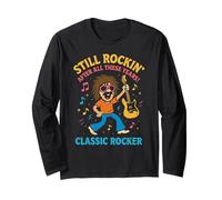 Classic Rock Music Lover Musician 1970s 1980s 1990s For men Long Sleeve T-Shirt