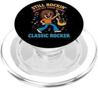 Classic Rock Music Lover Musician 1970s 1980s 1990s For men PopSockets PopGrip for MagSafe