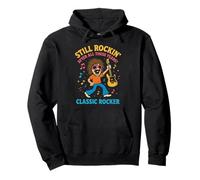 Classic Rock Music Lover Musician 1970s 1980s 1990s For men Pullover Hoodie