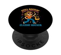 Classic Rock Music Lover Musician 1970s 1980s 1990s Women PopSockets Adhesive PopGrip