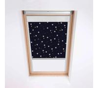 Classic Roof Blinds For Dakstra and Rooflite Roof Windows, Blackout Blind Nightfall (M6A)