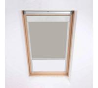 Classic Roof Blinds For Fakro / Optilight Roof Windows, Blackout Blind, Window Code - Stone (134/118)