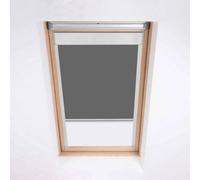 Classic Roof Blinds For Velux Roof Windows, Blackout Blind Dark Grey Fk06