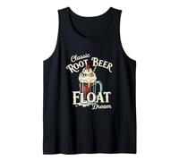 Classic Root Beer Float Dream Funny Dessert Lover Tank Top
