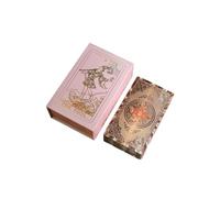 Classic rose gold tarot cards, pink playing cards, gold foil PET waterproof, illuminate your path with mysterious insights, exclusive tarot cards for women