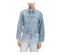 Classic Round Neck Blazer with Front Pockets - female - Calvin Klein Jeans - Denim Jackets - Blue - M - Jackets M