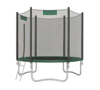 Classic Round Trampoline with Outer Net, 6ft/8ft/10ft, Dark Green / 8ft