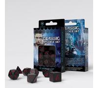 Classic RPG - Dice Set: Black & Red