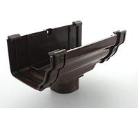 Classic Running Outlet RCO50 Brown for Ogee Style 116 x 75 mm guttering System M a rley