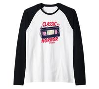 Classic’s Horror Story VHS Tape Raglan Baseball Tee