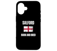 Classic Salford Born And Bred England Flag Men Women Kids Case for iPhone 16