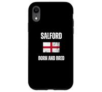 Classic Salford Born And Bred England Flag Men Women Kids Case for iPhone XR
