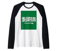 Classic Saudi Arabia Country Flag Spirit Game Day Dad Root Raglan Baseball Tee