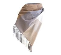 Classic Scarf Women,Super Soft Womens Mens Classic Check Tassel Scarves Wrap Scarf Cashmere Feel Plaid Scarves A-H One Size