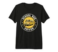Classic School Bus Driver Yellow Bus Professional Pride Premium T-Shirt