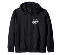 Classic Script Philadelphia PA Logo Zip Hoodie