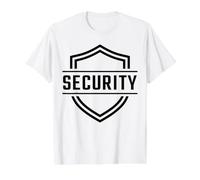 Classic Security Badge Value Graphic T-Shirt, Men, White, L