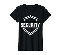 Classic Security Badge Value Graphic T-Shirt, Women, Black, M