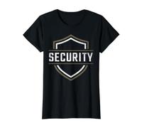 Classic Security Badge Value Graphic T-Shirt, Women, Black, M